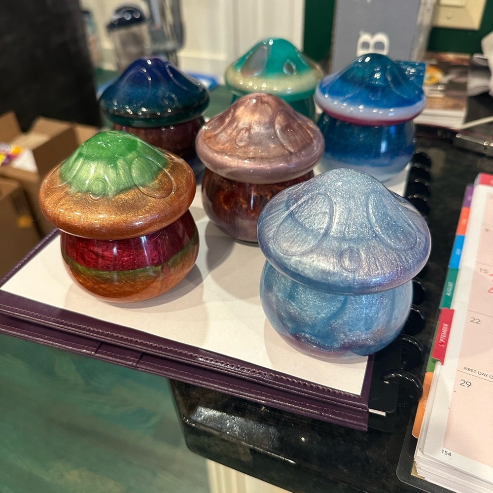 Beautiful mushroom, candleholder or jar